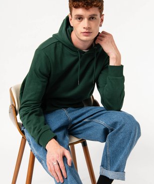 Sweat à capuche intérieur molletonné homme vue1 - GEMO (HOMME) - GEMO