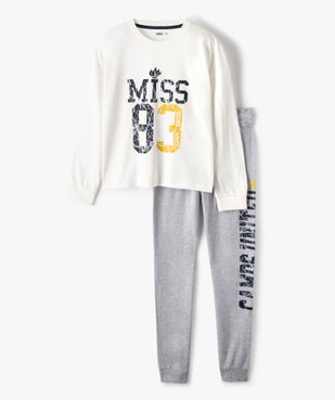 Pyjama fille bicolore – Camps United vue1 - CAMPS UNITED - GEMO