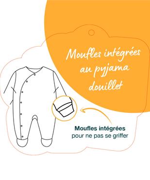 Ensemble 3 pièces bavoir, body et pyjama bébé vue7 - GEMO(BB COUCHE) - GEMO