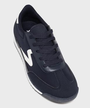 Baskets en toile style running garçon - Schott vue5 - SCHOTT - GEMO