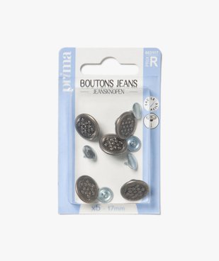 Boutons de jeans en métal vue3 - PRIMA - GEMO