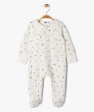 Ensemble 3 pièces pyjama + body manches longues + bavoir bébé vue4 - GEMO(BB COUCHE) - GEMO