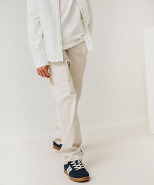 Pantalon Regular avec ceinture ajustable garçon vue5 - GEMO (JUNIOR) - GEMO