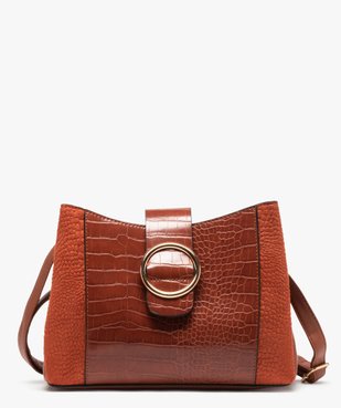 Sac besace femme multimatière vue1 - GEMO (ACCESS) - GEMO