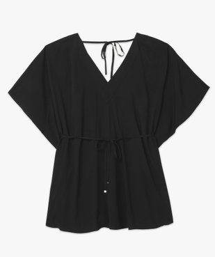 Robe de plage ample et fluide femme vue4 - GEMO 4G FEMME - GEMO