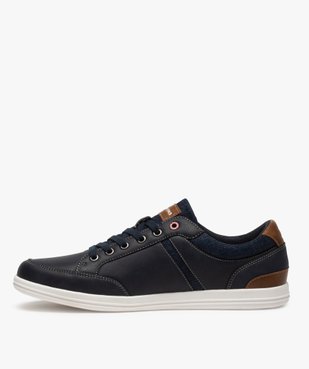 Tennis homme bi-matières à lacets - Redskins vue3 - REDSKINS - GEMO