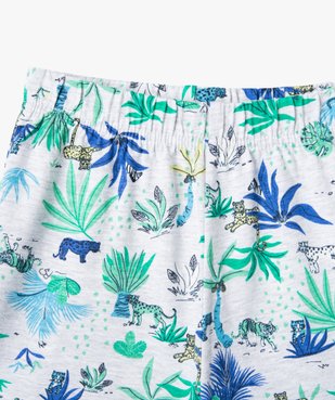 Pyjashort à motifs de la jungle garçon vue4 - GEMO 4G GARCON - GEMO