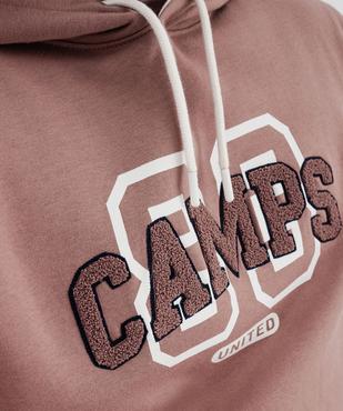 Sweat à capuche avec inscription en maille bouclette homme - Camps United vue2 - CAMPS GEMO FOR GOOD - GEMO