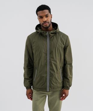 Blouson à capuche et dessus déperlant homme vue1 - GEMO (HOMME) - GEMO