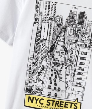 Tee-shirt garçon à manches courtes imprimé streetwear vue2 - GEMO C4G GARCON - GEMO