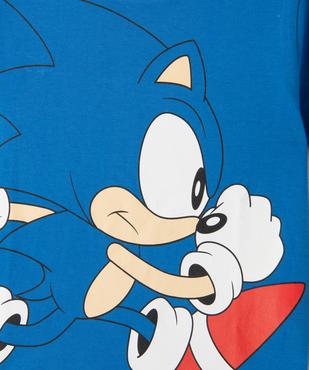 Pyjashort garçon 2 pièces contrastantes gaçron - Sonic vue2 - SONIC - GEMO