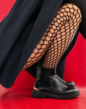 Boots femme style Chelsea crantées avec détail métallisé vue1 - 5 MILES - GEMO