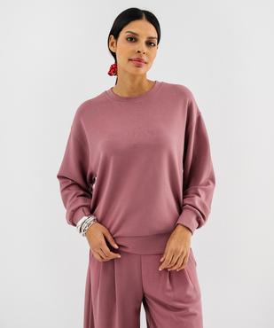 Sweat en modal souple et doux femme vue1 - GEMO 4G FEMME - GEMO