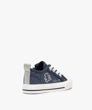 Baskets bébé fille dessus denim brillant - LuluCastagnette vue4 - LULU CASTAGNETT - GEMO
