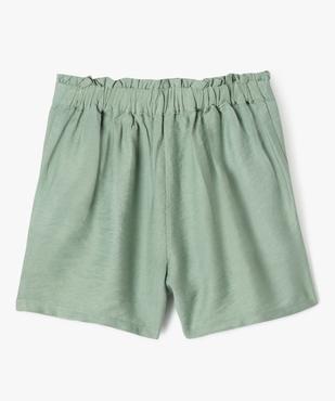 Short ample en viscose fluide à enfiler fille vue4 - GEMO 4G FILLE - GEMO