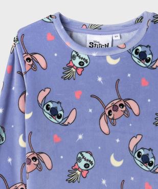 Pyjama en velours doux imprimé fille - Stitch vue2 - LILO & STITCH - GEMO