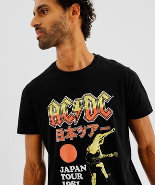 Tee-shirt manches courtes avec motif multicolore homme - AC DC vue2 - ACDC - GEMO