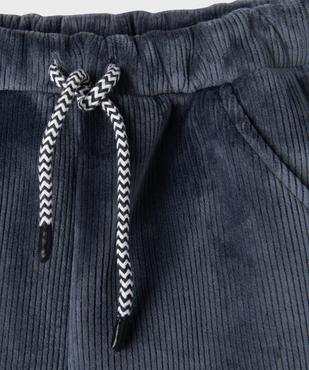 Pantalon en velours côtelé avec doublure polaire bébé vue2 - GEMO(BEBE DEBT) - GEMO