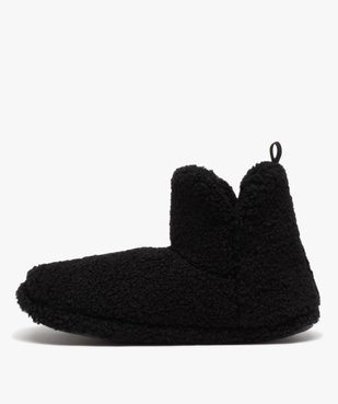 Chaussons homme boots unis en textile sherpa vue3 - GEMO(HOMWR HOM) - GEMO