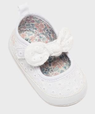 Chaussons de naissance babies en broderie anglaise bébé fille - LuluCastagnette vue5 - LULU CASTAGNETTE GEMO FOR GOOD - GEMO
