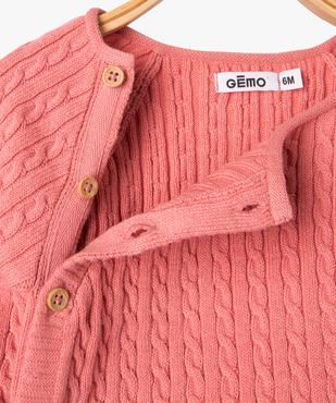 Gilet brassière avec fermeture latérale bébé vue2 - GEMO(BB COUCHE) - GEMO