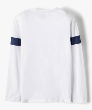 Tee-shirt garçon à manches longues imprimé patiné - Camps vue4 - CAMPS UNITED - GEMO