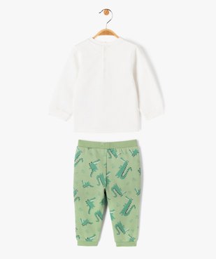 Pyjama 2 pièces en molleton imprimé bébé vue3 - GEMO(BB COUCHE) - GEMO