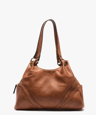 Sac femme avec effet de tressage sur l’avant vue1 - GEMO (ACCESS) - GEMO