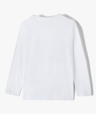 Tee-shirt garçon à manches longues imprimé sport vue4 - GEMO 4G GARCON - GEMO