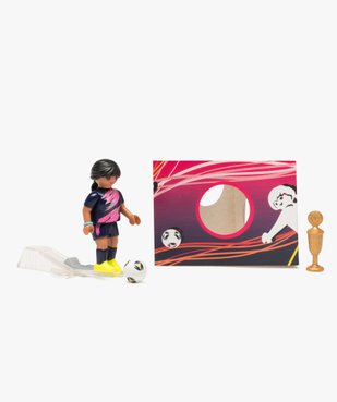 Jeu figurine joueuse de foot - Playmobil vue2 - AUTRES MARQUES - GEMO