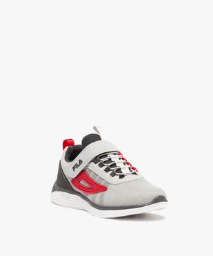 Baskets garçon en mesh à lacets et scratch – Fila Newmodel vue2 - FILA - GEMO