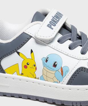 Baskets imprimées à lacets élastiques et bride scratch garçon - Pokémon vue6 - POKEMON - GEMO