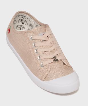 Tennis en toile pailletée à semelle fine femme - Le Temps des Cerises vue5 - SHOES BY LTDC - GEMO