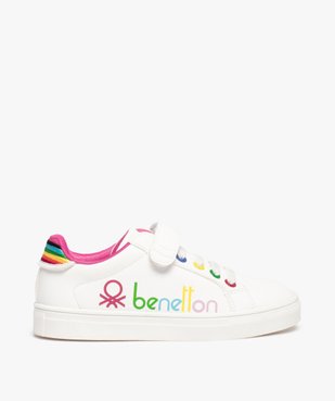 Baskets fille à détails multicolores - Benetton vue1 - BENETTON - GEMO