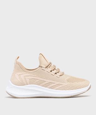 Baskets basses running en mesh à lacets femme - Valentina Baldano vue1 - VALENTINA BALDA - GEMO