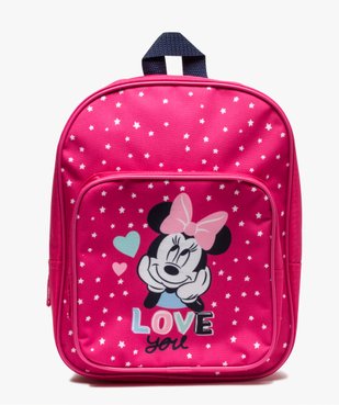 Sac à dos fille zippé motif étoiles - Minnie Disney vue1 - MINNIE - GEMO