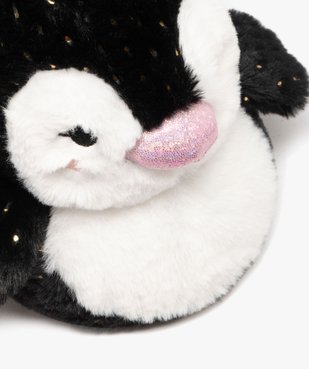 Chaussons femme en volume pingouin à paillettes vue6 - GEMO(HOMWR FEM) - GEMO