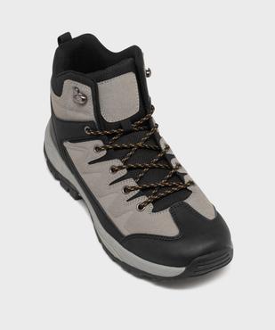 Chaussures de randonnée montantes à semelle crantée homme vue5 - 5 MILES - GEMO