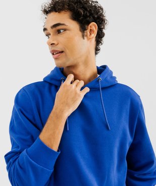 Sweat à capuche intérieur molletonné homme vue2 - GEMO 4G HOMME - GEMO