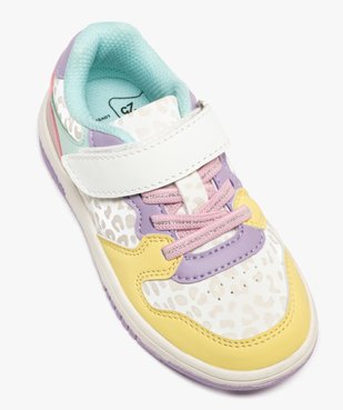 Baskets basses à lacets élastiques et scratch motif léopard fille vue6 - LOVELY WINGS GEMO FOR GOOD - GEMO