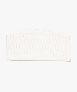 Soutien-gorge bandeau réversible sans armatures vue4 - GEMO 4G FEMME - GEMO
