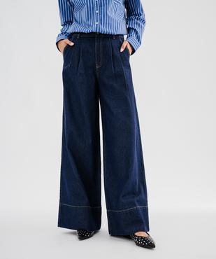 Jean wide leg taille haute femme - LuluCastagnette et Alizée vue1 - LULUCASTAGNETTE - GEMO