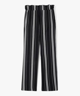 Pantalon fluide coupe large fille vue3 - GEMO 4G FILLE - GEMO