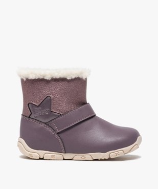 Boots bébé fille zippées fourrées sherpa – Geox vue1 - GEOX - GEMO