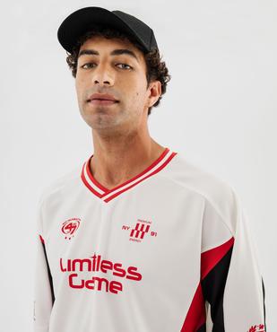 Tee-shirt de sport à manches courtes en mesh homme vue3 - GEMO (HOMME) - GEMO