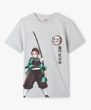 Tee-shirt imprimé Demon Slayer garçon vue1 - DEMON SLAYER - GEMO