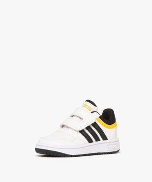 Baskets bébé garçon mid-cut à scratch Hoops - Adidas vue3 - ADIDAS - GEMO