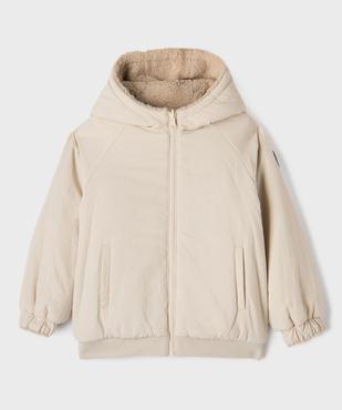 Sweat zippé à capuche réversible garçon vue7 - GEMO (ENFANT) - GEMO