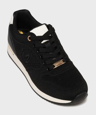 Baskets en toile à lacets avec touches vernies femme - Mexx vue5 - MEXX - GEMO