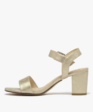 Sandales femme à talon et larges brides vue9 - VALENTINA BALDA - GEMO